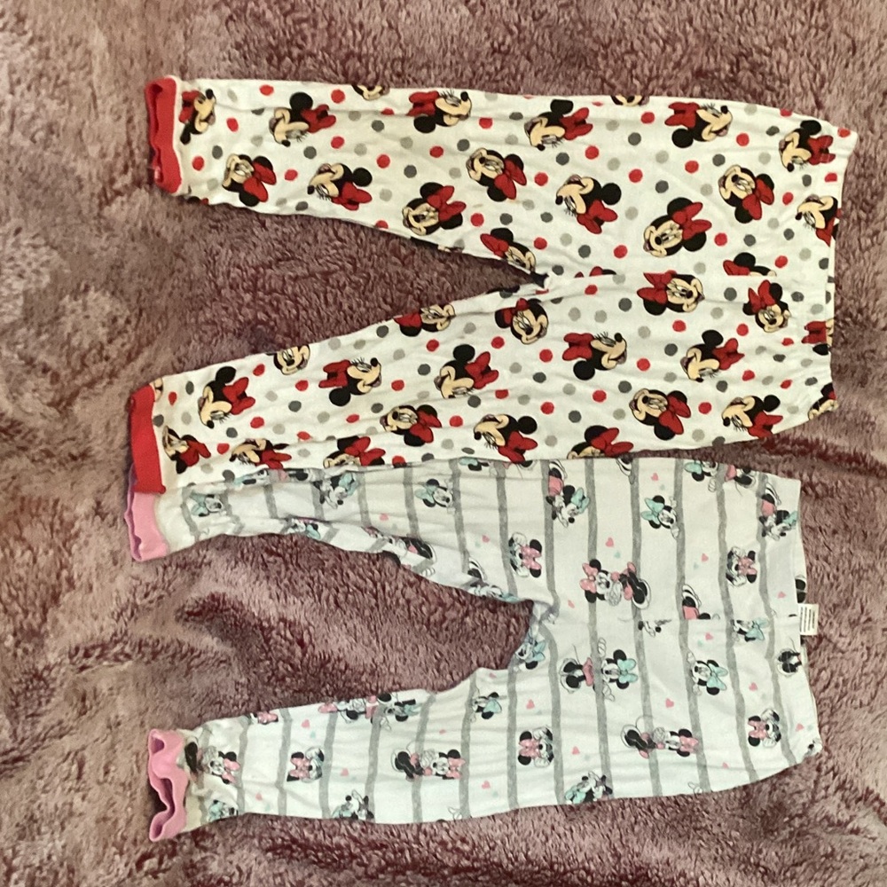 Disney Minnie Mouse Polka Dot and Stripe Pajama Pants